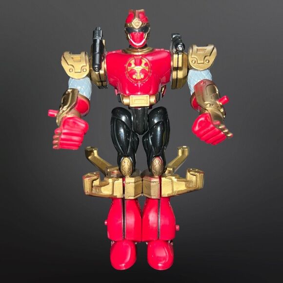 Power Ranger Crimson Thunder Triple Zord Morphin 6.5" Bandai 2002 Figure B3 - Picture 3 of 5